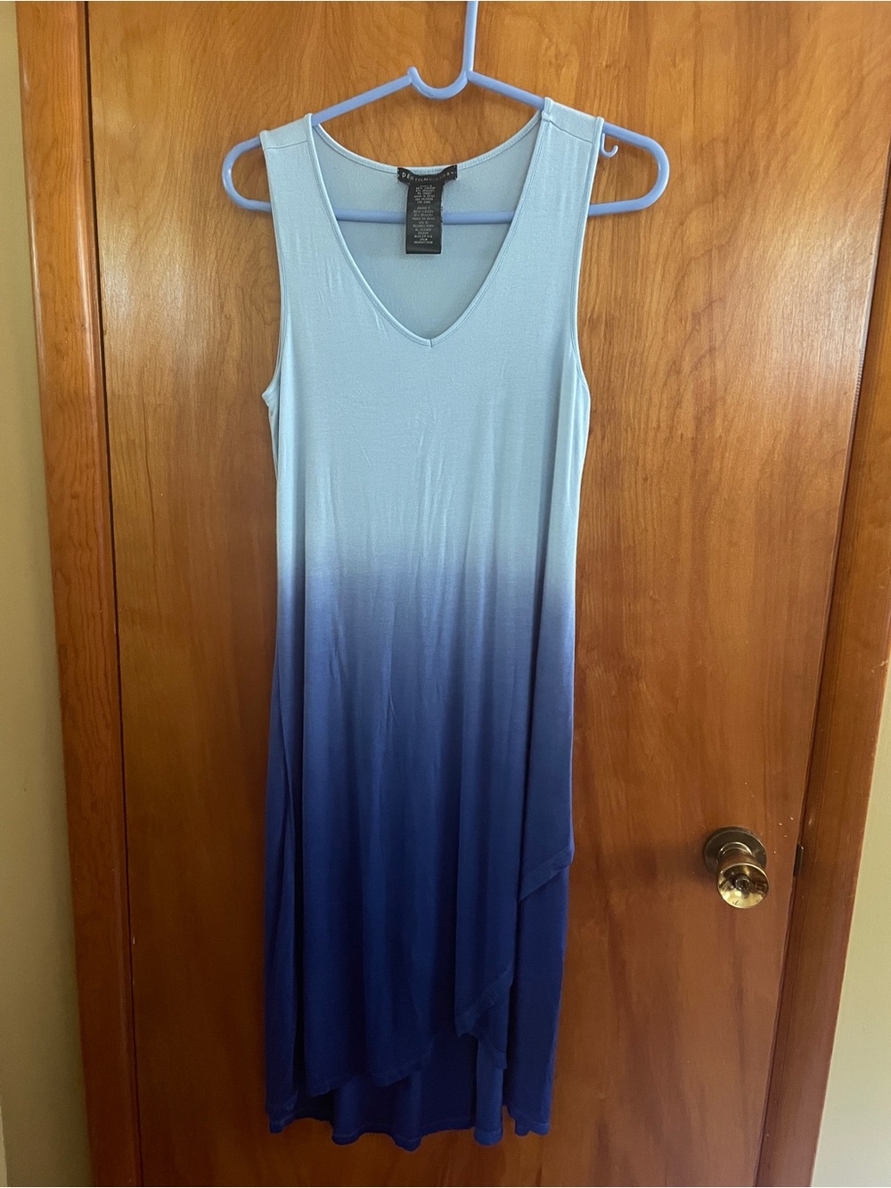 Ombré blue dress